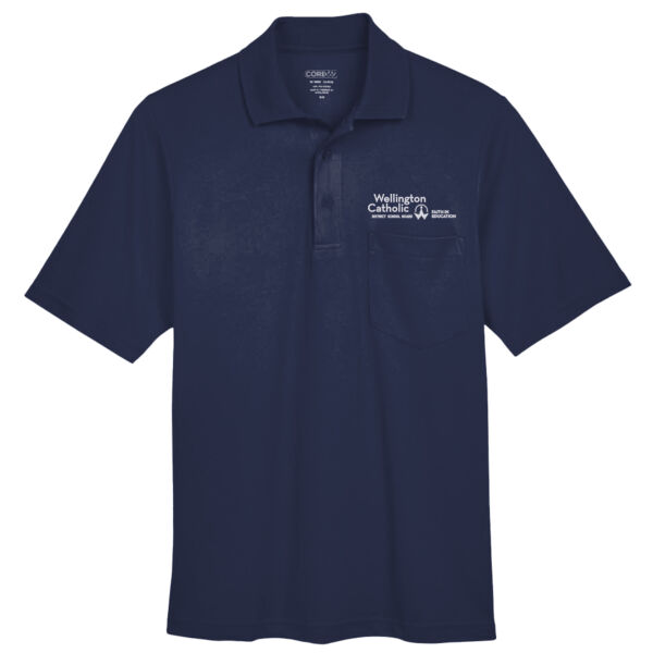 Embroidered Men's Origin Performance Piqué Polo with Pocket Thumbnail