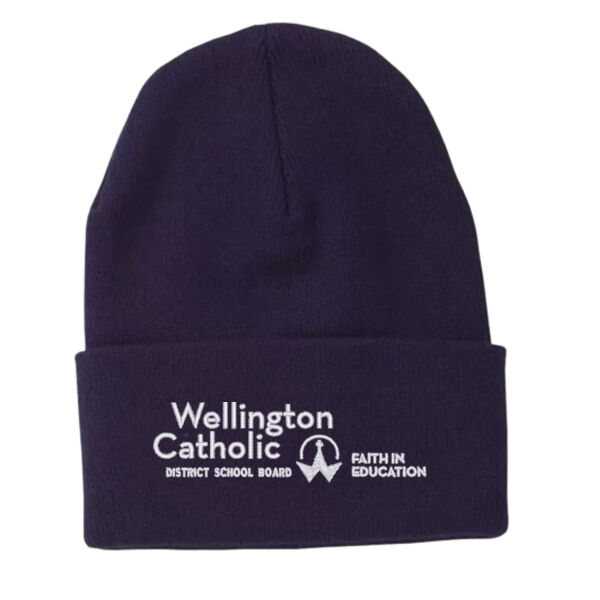 Embroidered Everyday Knit Cuff Toque Thumbnail